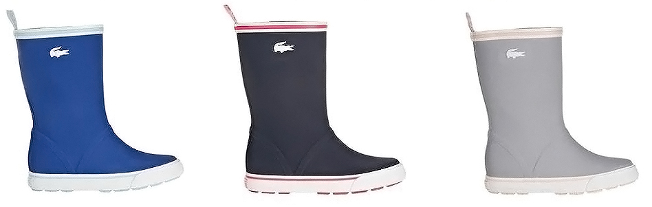 lacoste wellies