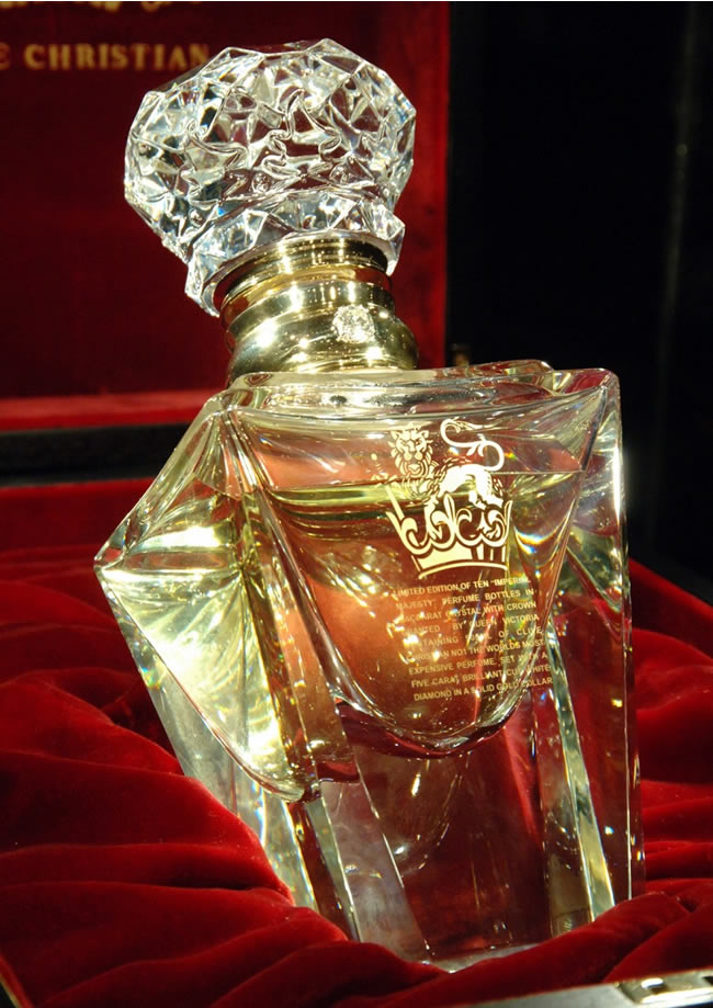 luxury crystal perfume