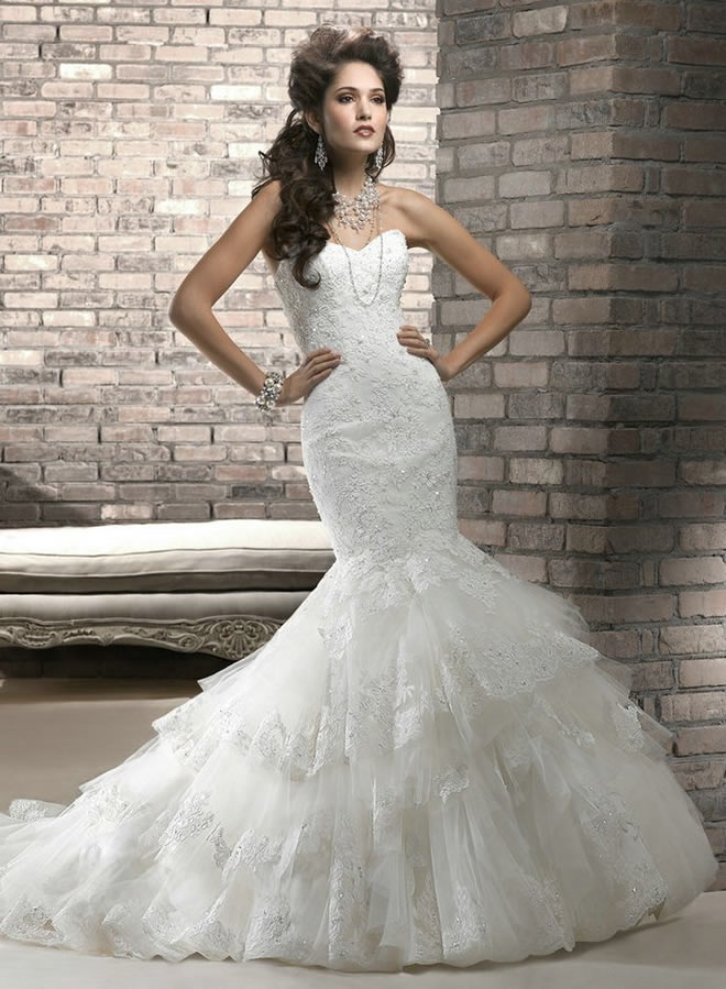 Stylish and Beautiful Mermaid Wedding Dresses ...