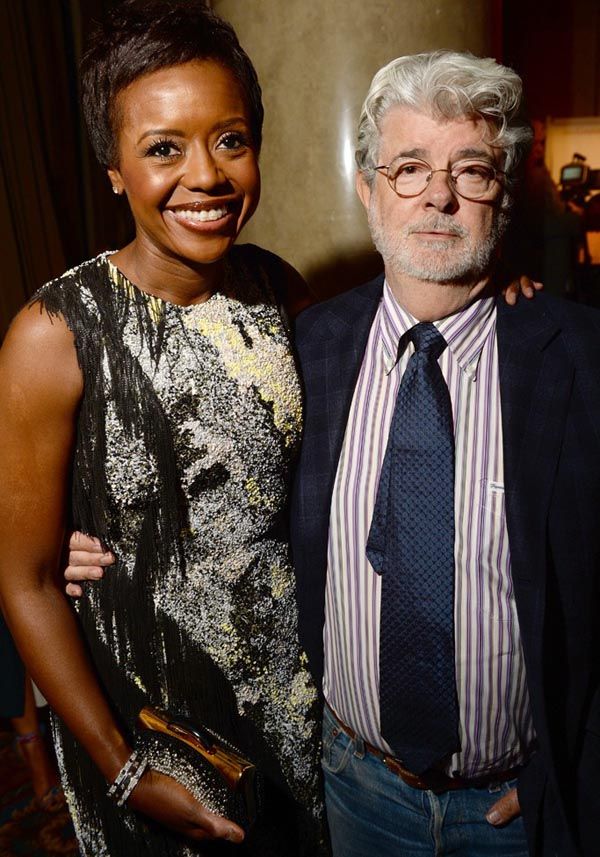 Mellody Hobson and George Lucas