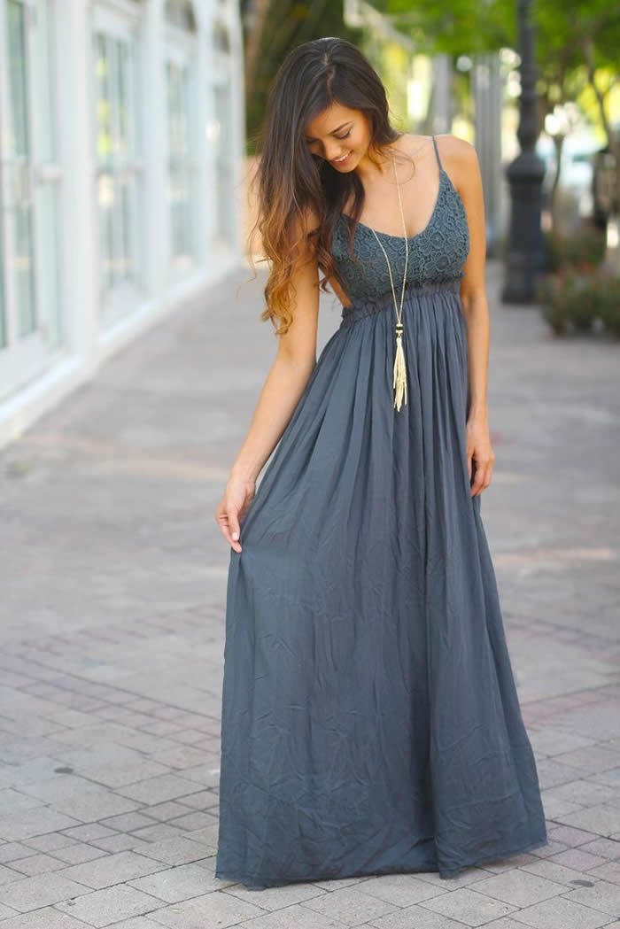 casual maxi dress outfits