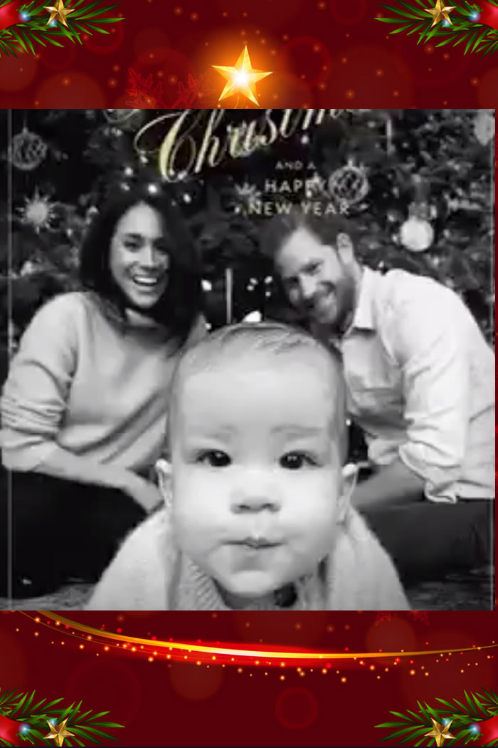 See Meghan Markle, Prince Harry, and Baby Archie's First Christmas Card