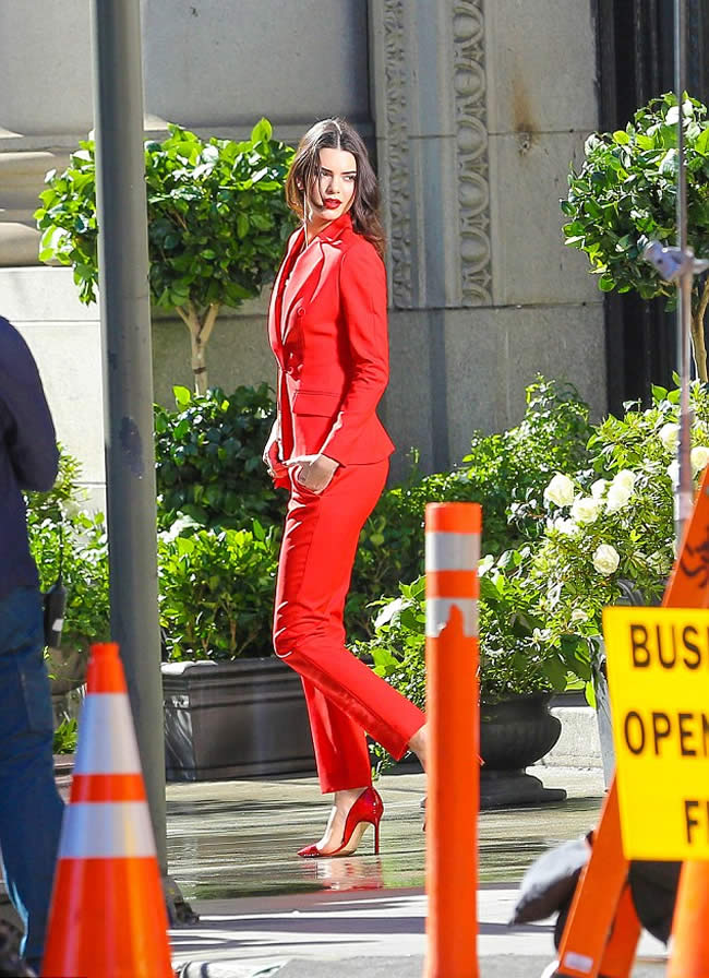 Kendall Jenner Red Shoes
