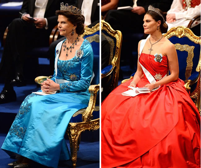 Nobel prize ceremony royal guests