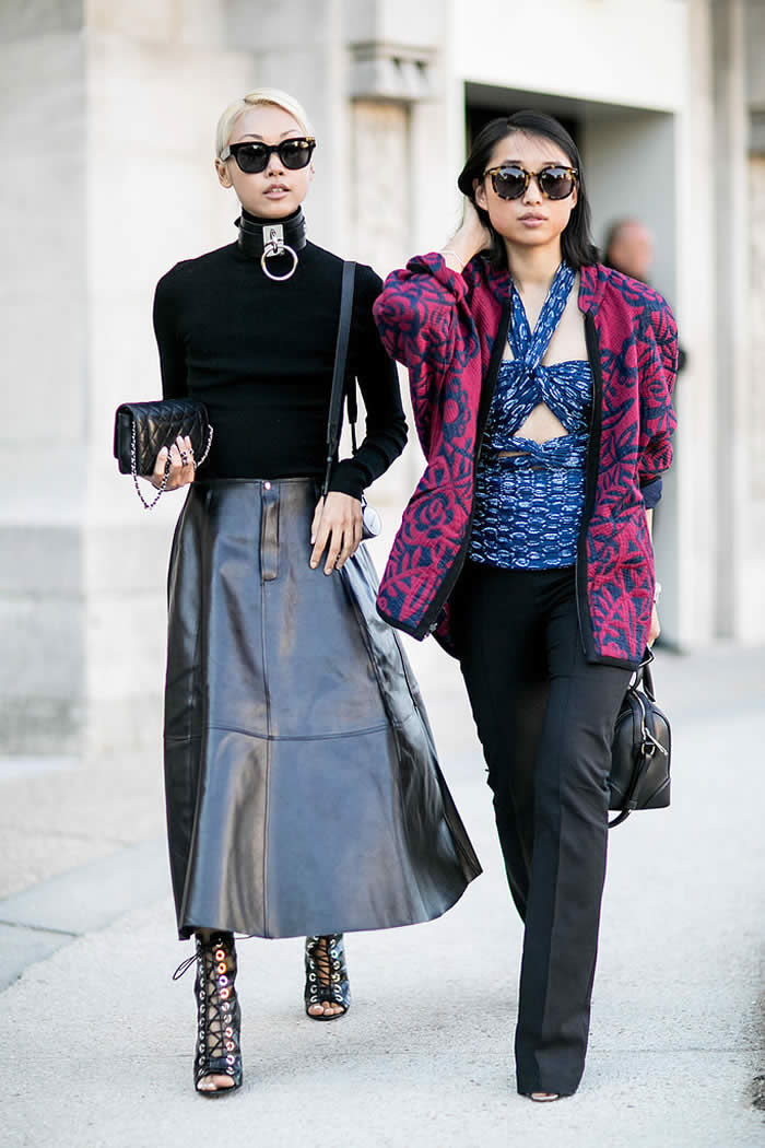Paris Fashion Week Trendsetters Showcase their Style Credentials ...