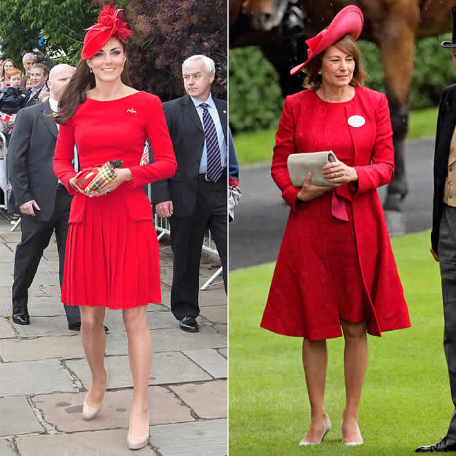 10 Stylish Photos of Kate Middleton and Her Mom
