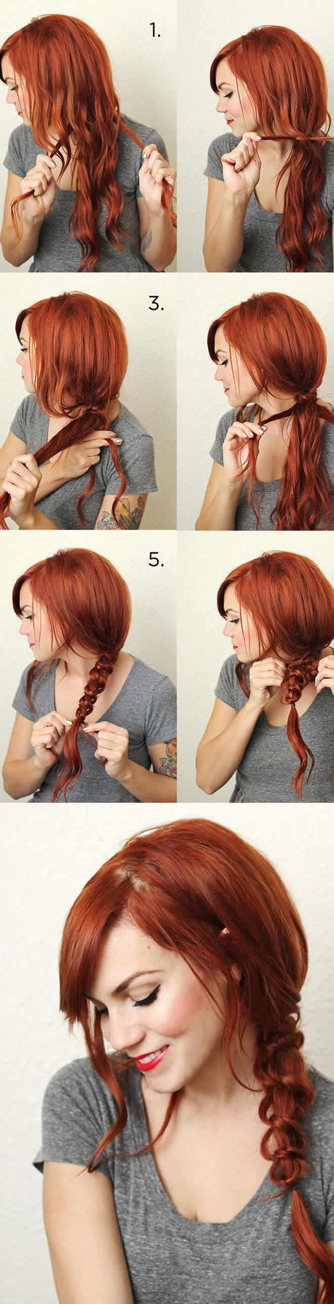 Simple Messy Knotted Braid