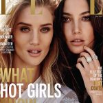 Rosie Huntington Whiteley and Lily Aldridge in Breezy Summer Dress