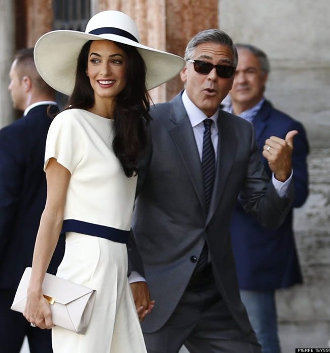 Amal and George Clooney deny pregnancy rumors 