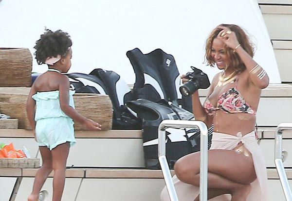Beyonce and blue Ivy