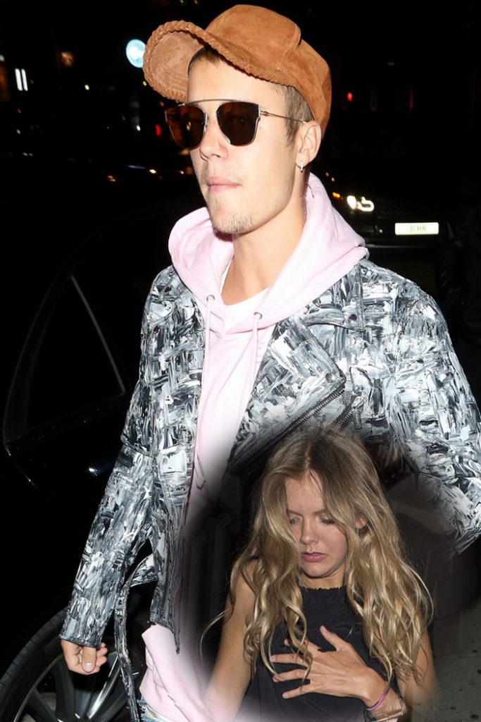 Justin Bieber & Bronte Blampied Party Together in London