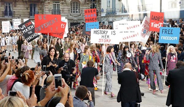 Chanel Paris Fashion Week show Ends