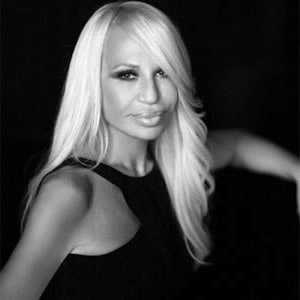 Donatella Versace playing diva to Christopher Kane