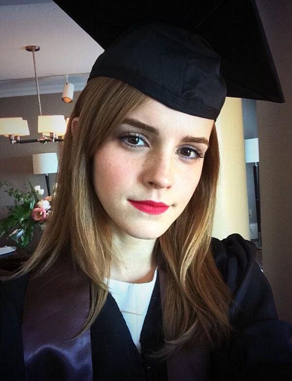 Emma Watson graduated