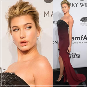 Hailey Baldwin Stuns at amfAR Gala