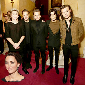 Kate Middleton Meets One Direction