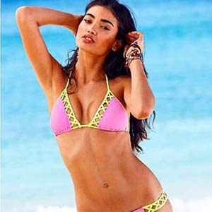 Victoria's Secret model Kelly Gale at boxing boot camp in Mexico