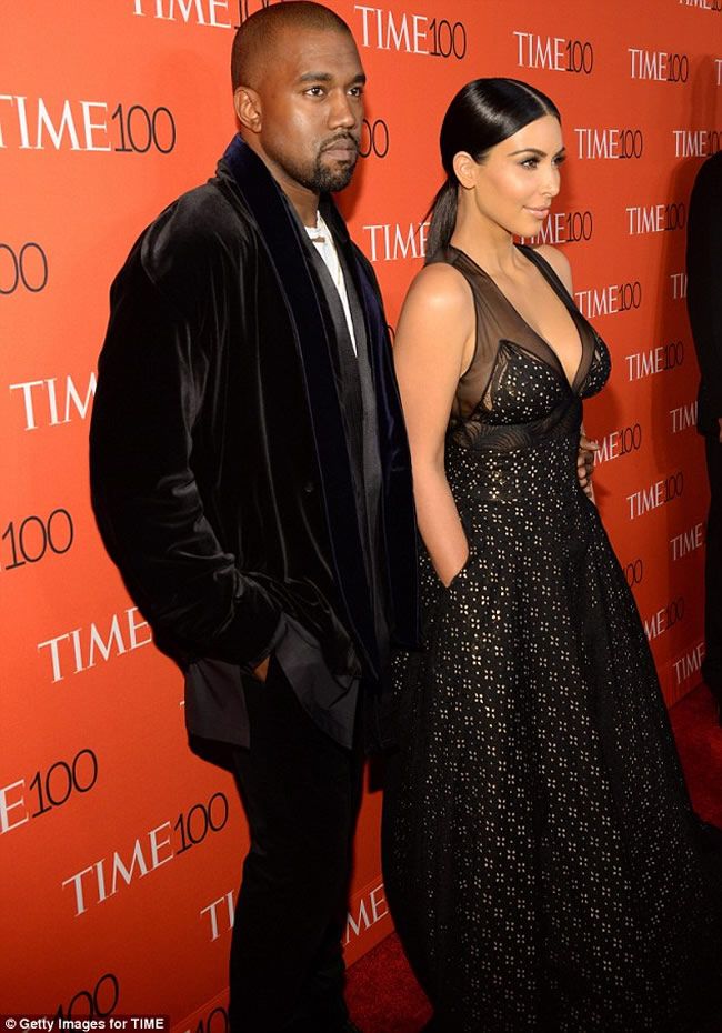 Kim Kardashian attends Time 100 gala