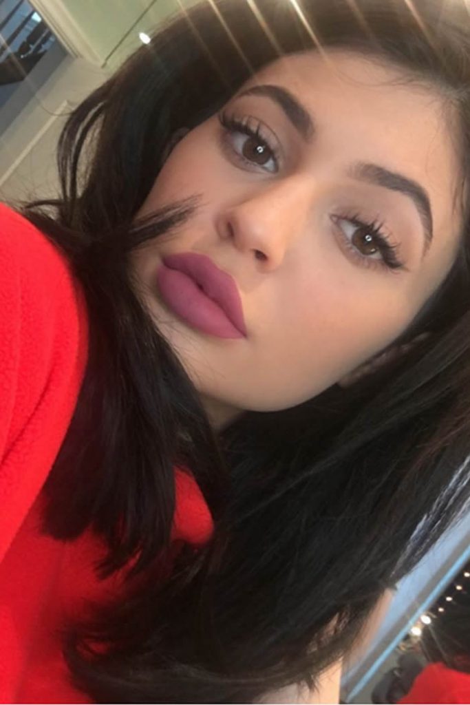 Kylie Jenner's Lips in New Lip Kit Shade