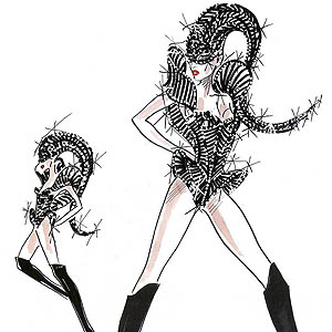 Lady Gaga Goes Armani