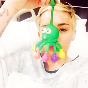 Miley Cyrus Hospitalized With Allergic Reaction