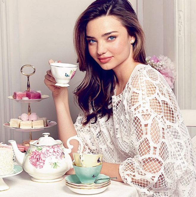 Miranda Kerr Introduces Range of Tea Cups