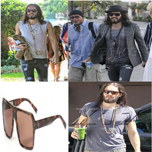 Russell Brand in John Varvatos Eyewear!