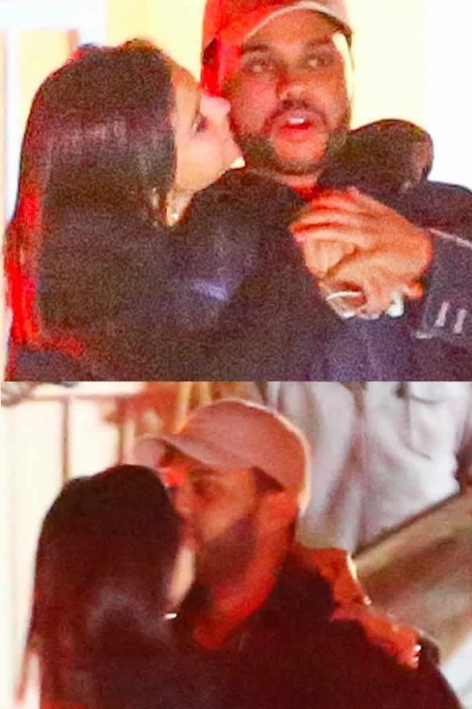 OK, Whoa: Selena Gomez and The Weeknd Were Caught Kissing in LA