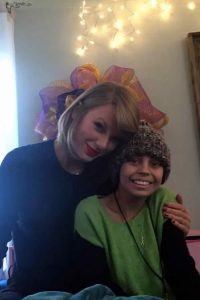 Cancer suffering Colorado girl who got a visit by Taylor Swift died