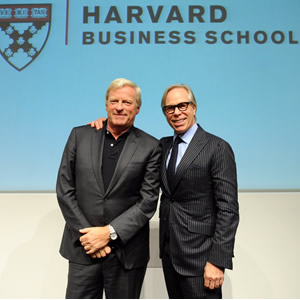 Tommy Hilfiger, Fred Gehring Address Harvard Students