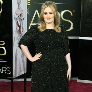 Adele Celebrates Oscars Win With Burger