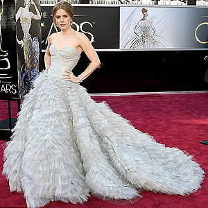 Amy Adams Designed Her Oscars Gown With Oscar de la Renta