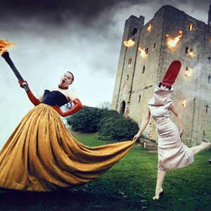 Burning Down The House- McQueen Art