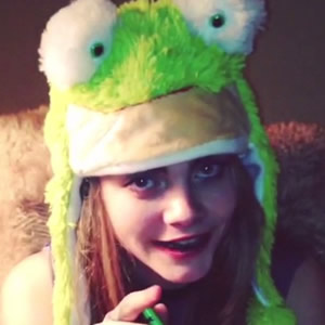 Cara Delevingne gives an alternative Queen's Speech in her Underwear