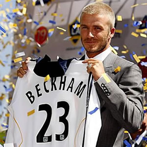Beckham's Launch of Sports wear