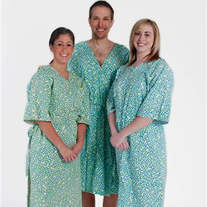 Diane Von Furstenberg Designs Hospital Gowns