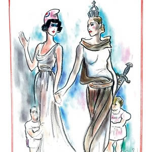 Karl Lagerfeld's Take on German-French Relations