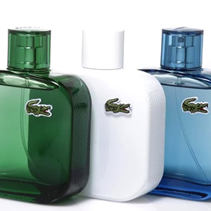 The Eau de Lacoste launches a trio of men's fragrance!