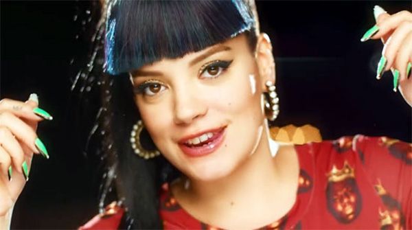 Lily Allen nail art collection