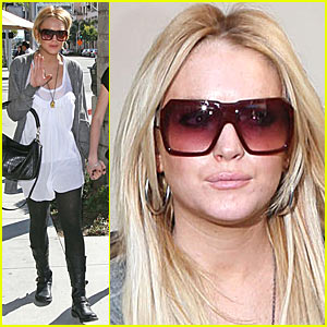 Lindsay Lohan on the up