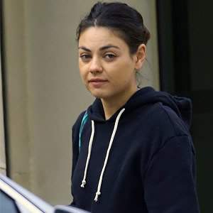 Mila Kunis Reveals Her Flawless Skin as She Goes Make-up Free