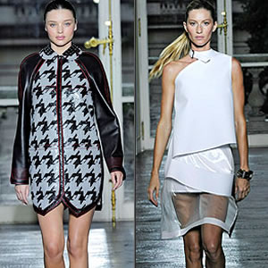 Pregnant Miranda Leads The Balenciaga Show