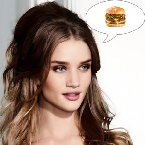 Rosie Huntington loves junk food - Celebrity Gossips