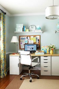 10 Quick Fixes for Creating Space in a Cluttered Home Office