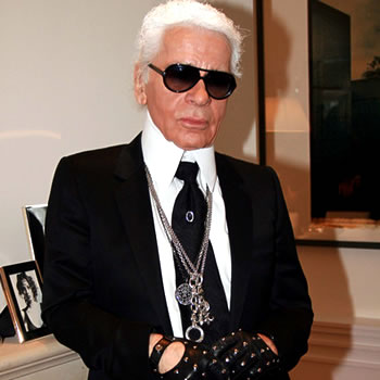 Fashion Designer Karl Lagerfeld