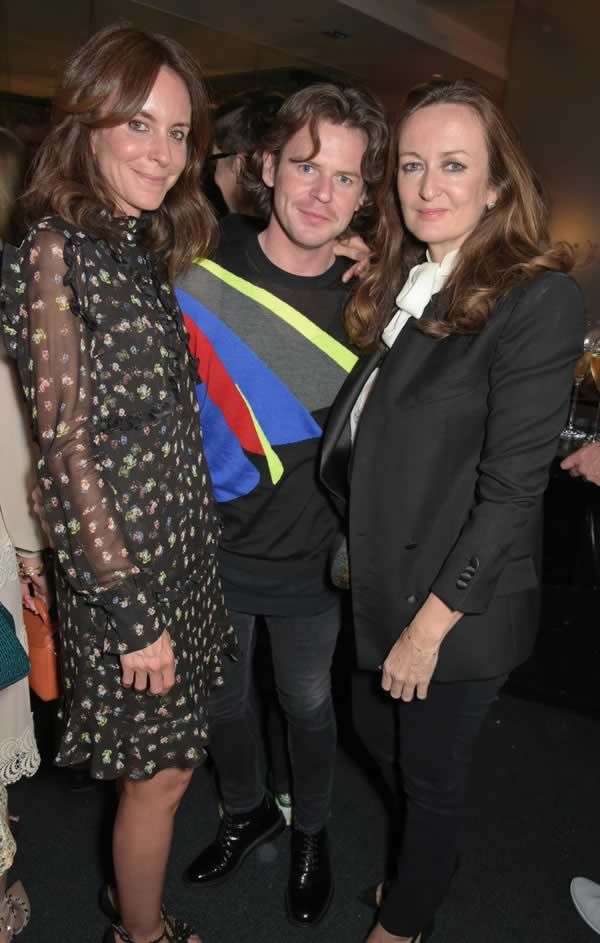Alison Loehnis, Christopher Kane, and Lucy Yeomans