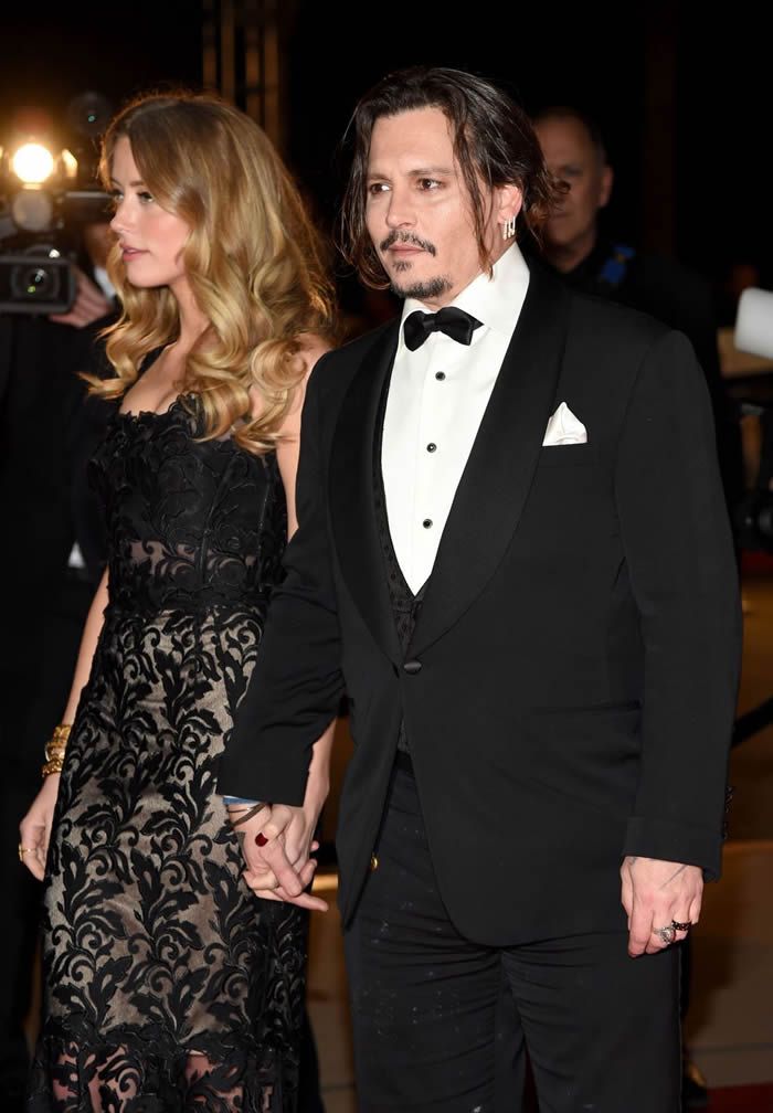 Amber Heard and Johnny Depp