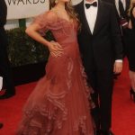 Andy Samberg and Joanna Newsom at Golden Globe 2014
