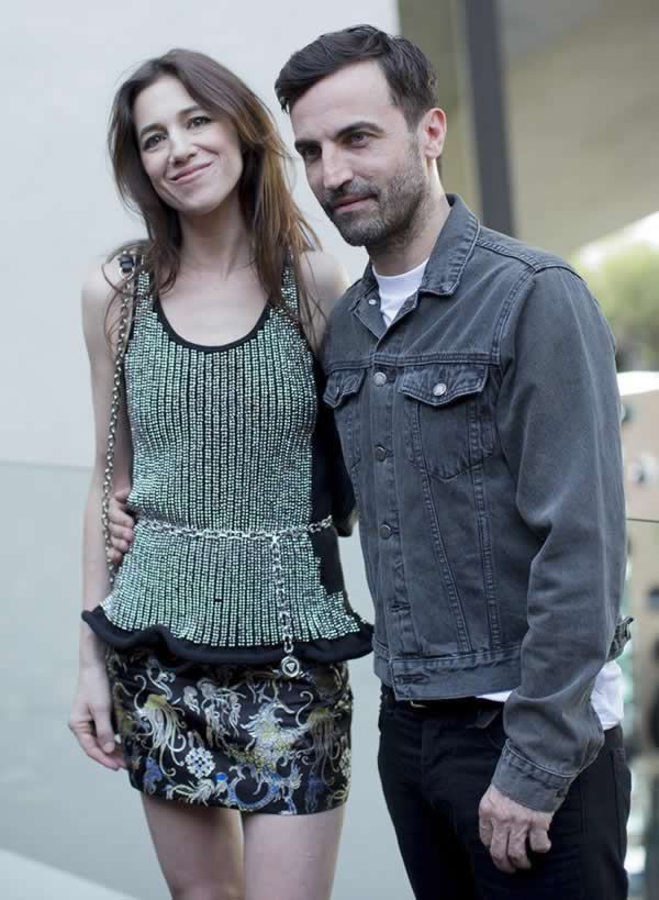 Charlotte Gainsbourg and Nicolas GhesquiÃ¨re