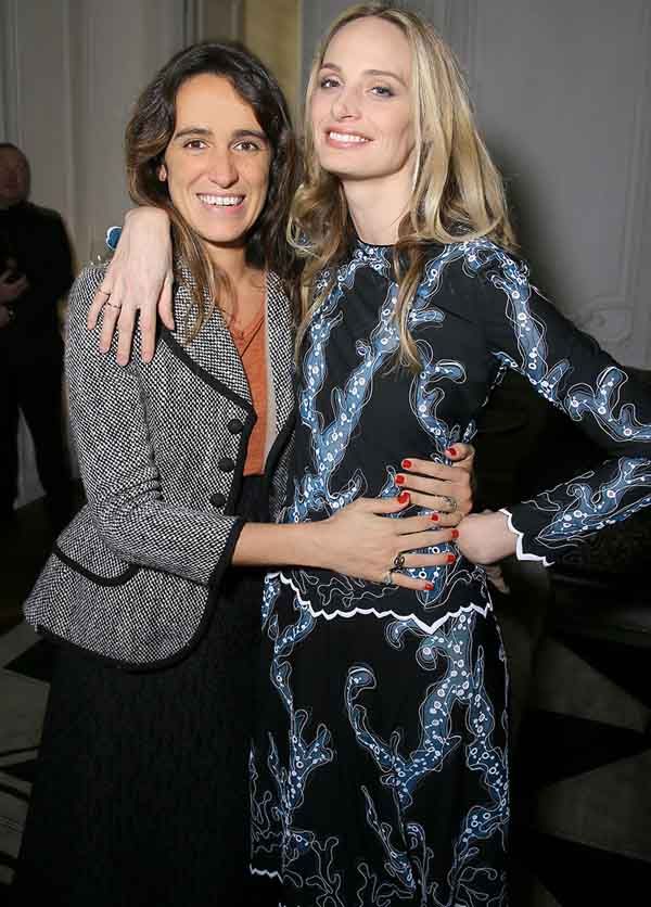 Coco Brandolini and Lauren Santo Domingo in Louis Vuitton